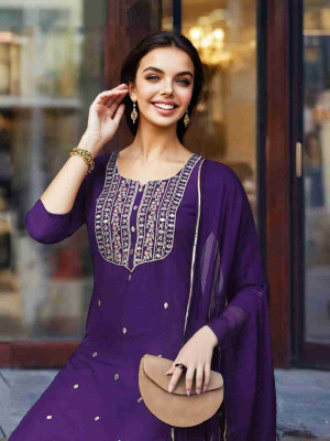 pinfit Women Kurti Pant Dupatta Set