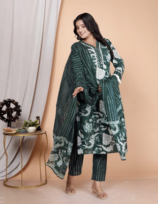 Fateh Enterprises Women Kurti Pant Dupatta Set