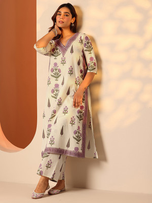 LIBAS Women Kurta Palazzo Set