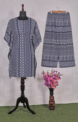 SELVIFAB Women Kurta Palazzo Set