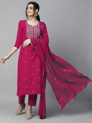 ak fashion mall Women Kurti Pant Dupatta Set