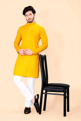 JILANI TRADERS Men Kurta Pyjama Set