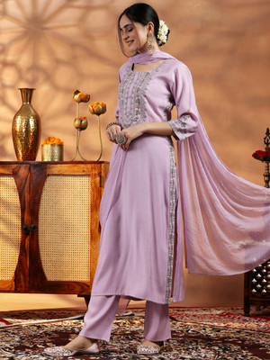 LIBAS Women Kurta Pant Dupatta Set