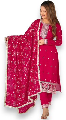 Kedar Women Kurti Pant Attached Dupatta Set