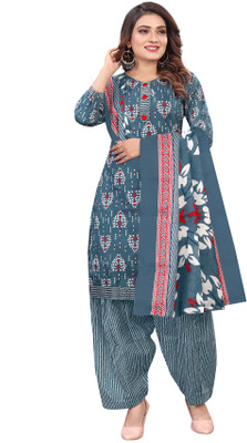 HOUSE OF COMMON Printed Kurta, Salwar & Dupatta Set