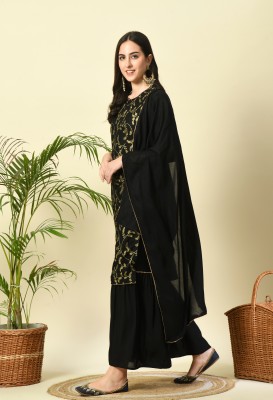 jayleen Women Kurta Sharara Dupatta Set