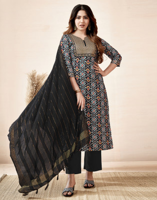 Samah Women Kurta Pant Dupatta Set