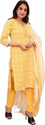 ZM CREATION Women Kurti Pant Dupatta Set