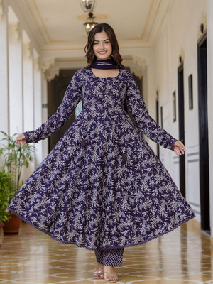 Alvika Women Kurta Pant Attached Dupatta Set
