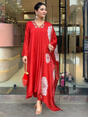 paya fashion Embellished Kurta, Trouser/Pant & Dupatta Set