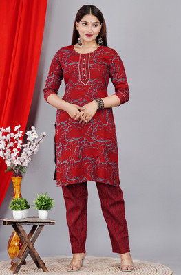 Aracari Fashions Women Kurti Pant Set