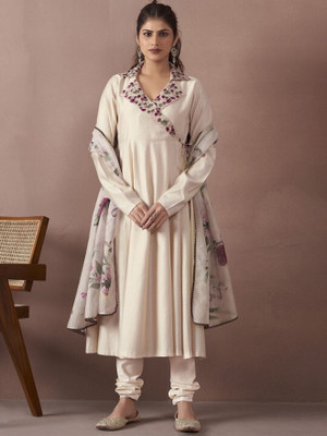 ANOUK Women Kurta Churidar Dupatta Set
