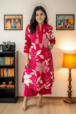 anara Women Kurta Palazzo Set