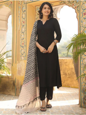 ruby fashion Women Kurta Pyjama Dupatta Set