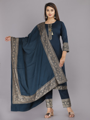 Quick Fab Women Kurti Pant Dupatta Set