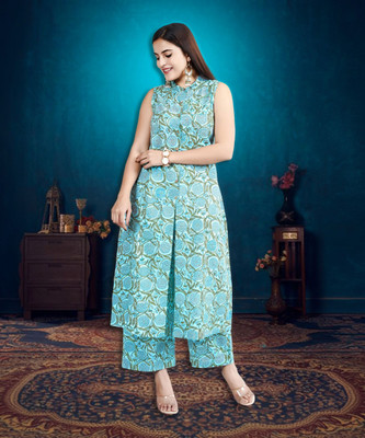 Sukh Sandip Women Kurta Palazzo Set