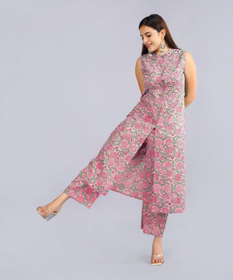 Anshara Fashion Women Kurta Palazzo Set