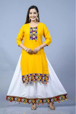 Dhruv Fashion Agra Road Women Kurta Skirt Set