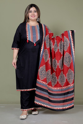 SHRIZA Women Kurta Pant Attached Dupatta Set