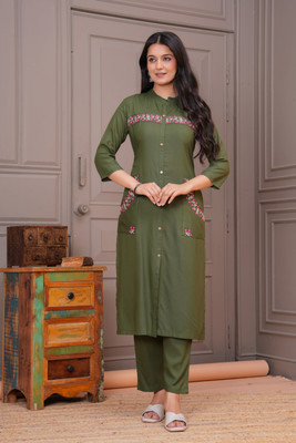 Toflei Women Kurti Pant Set