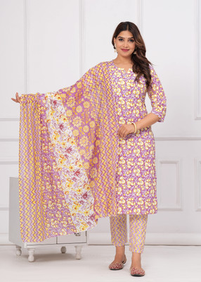 JAATNI Women Kurta Pant Dupatta Set