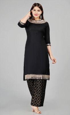 RF CLOTHES Women Kurta Pant Set