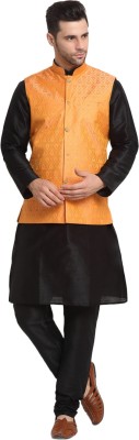 kraft india Men Kurta Churidar Ethnic Jacket Set