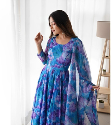 HouseOfCommon Women Ethnic Top Dupatta Set