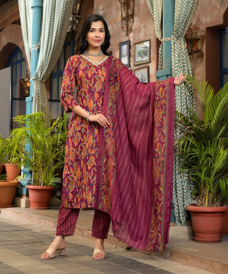 Klosia Women Kurta Pant Dupatta Set