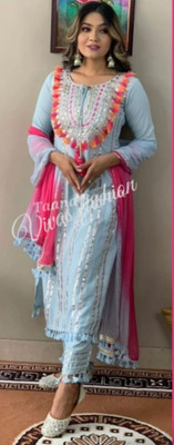 Fmkcreation Women Kurta Pant Dupatta Set