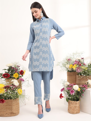 varni exim Women Kurti Pant Set