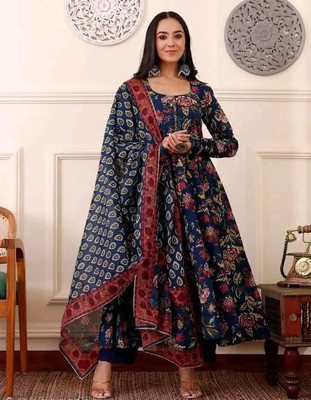 RANGAICHHAPAI Women Kurti Pant Attached Dupatta Set