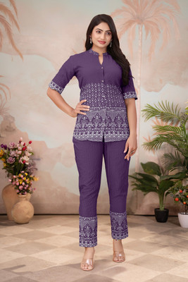 Look Classic Women Shirt Pant Set
