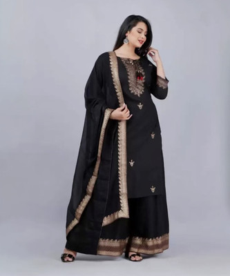 SHREE BDREE Women Kurta Palazzo Dupatta Set