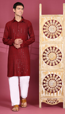 PRO ETHIC Men Kurta Pyjama Set