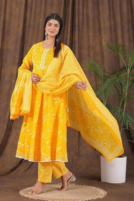 PARTHVI Women Kurta Pant Dupatta Set