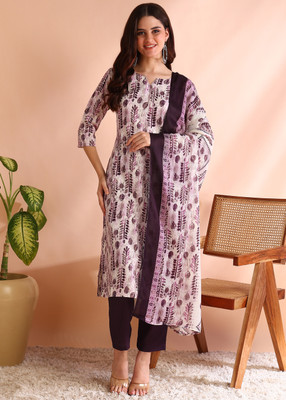 New Ethnic 4 You Printed Kurta, Trouser/Pant & Dupatta Set