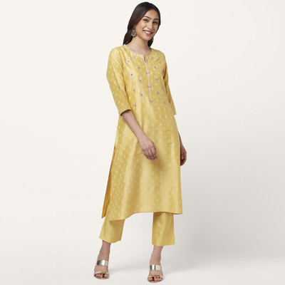 Rangmanch by Pantaloons Women Kurta Pant Dupatta Set