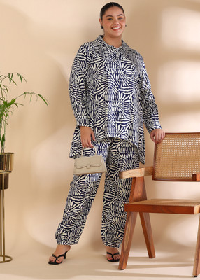 Divastri Women Shirt Palazzo Set