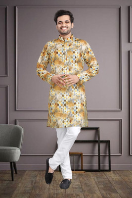 SANJU FASHION Men Kurta Pyjama Set