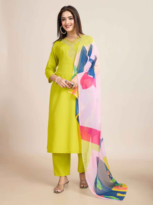 NAVLIK Women Kurta Pant Dupatta Set