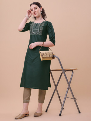 TRAHIMAM Women Kurti Pant Set