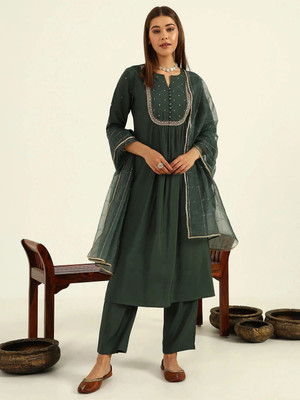FIORRA Women Kurta Pant Dupatta Set