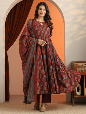 LIBAS Women Kurta Pant Dupatta Set