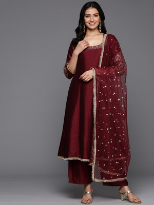 Varanga Women Kurta Pant Attached Dupatta Set
