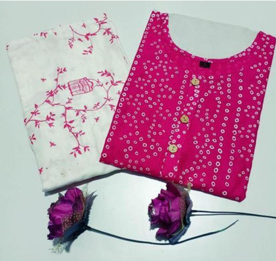FLYMEN'S Women Kurta Pyjama Dupatta Set