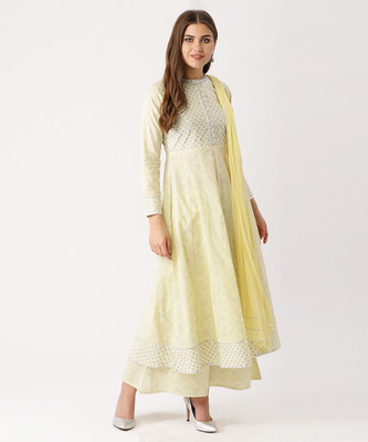 LIBAS Women Kurta Palazzo Set
