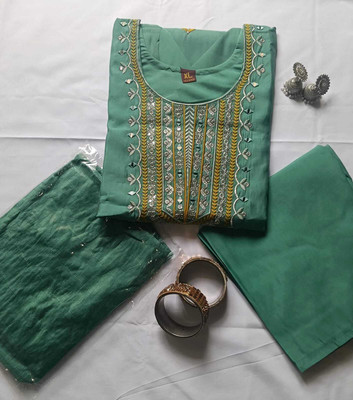 Sage and silk Women Kurti Pant Dupatta Set