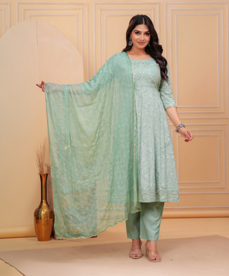 SHALIG Women Kurta Pant Dupatta Set