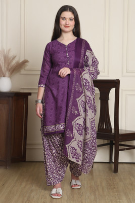 Rajnandini Printed Kurta, Patiala & Dupatta Set